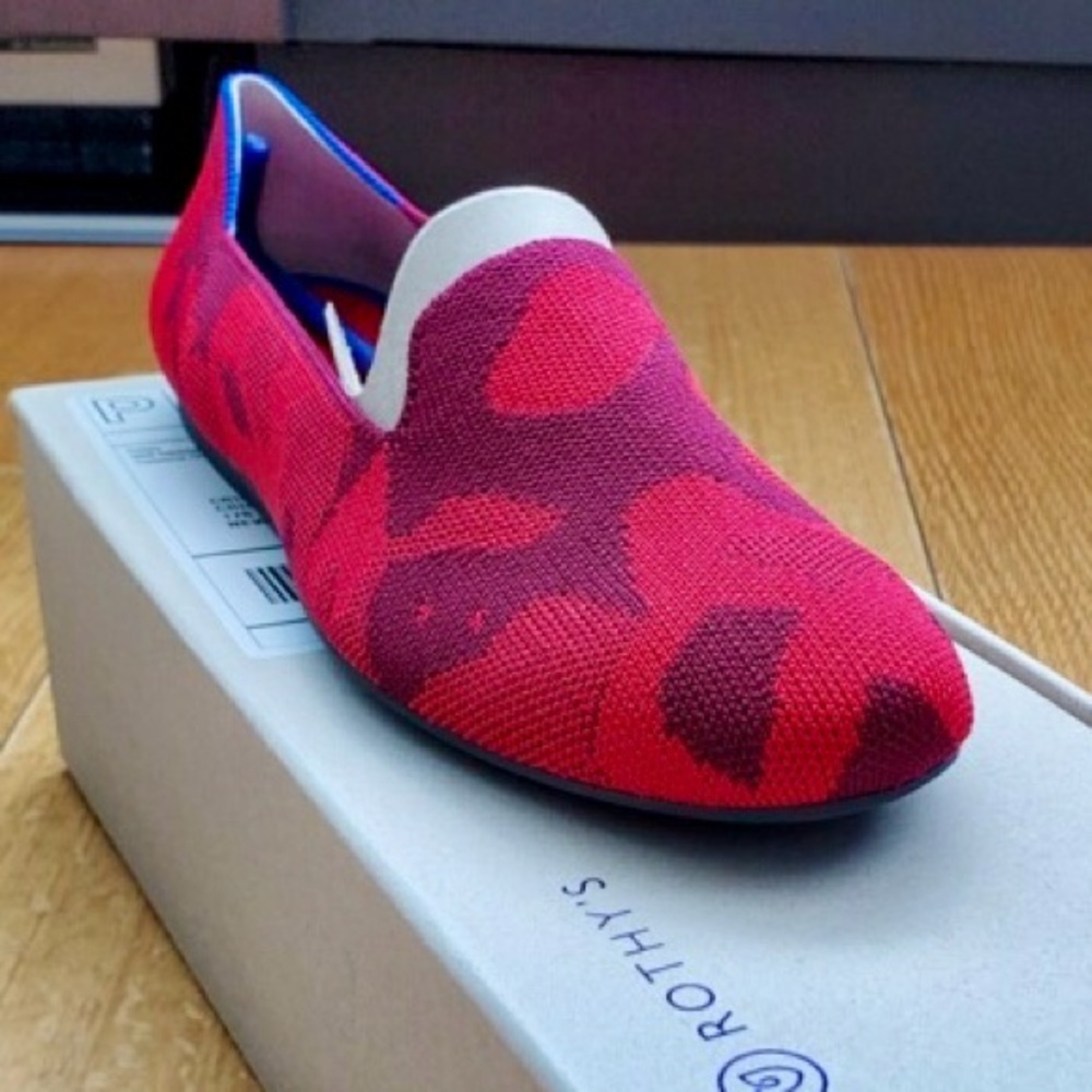 Rothy’s Loafers, Red Camo, BRAND NEW, with box.